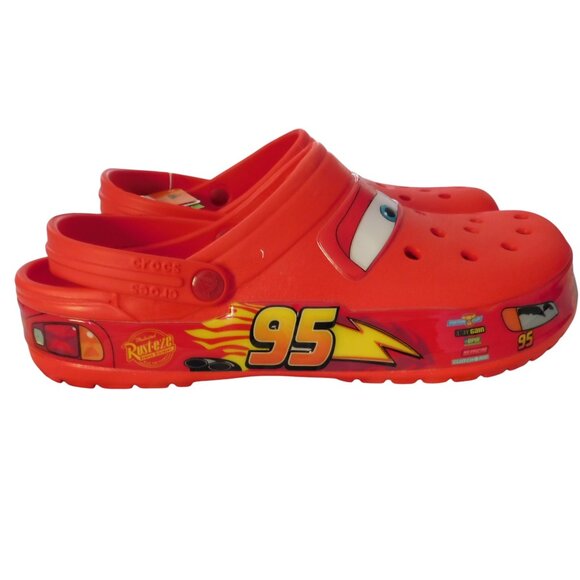 Lightning McQueen Crocs Clogs Size M9 W11 Croc Cars New with Tags Disney Pixar - Picture 1 of 8